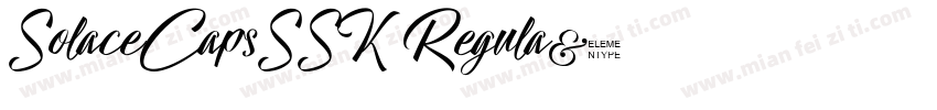 SolaceCapsSSK Regula字体转换